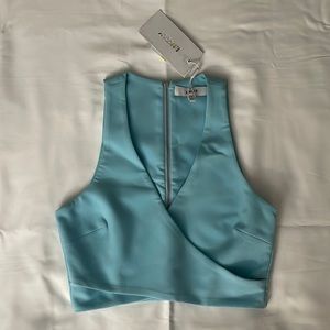Likely crop top baby blue S